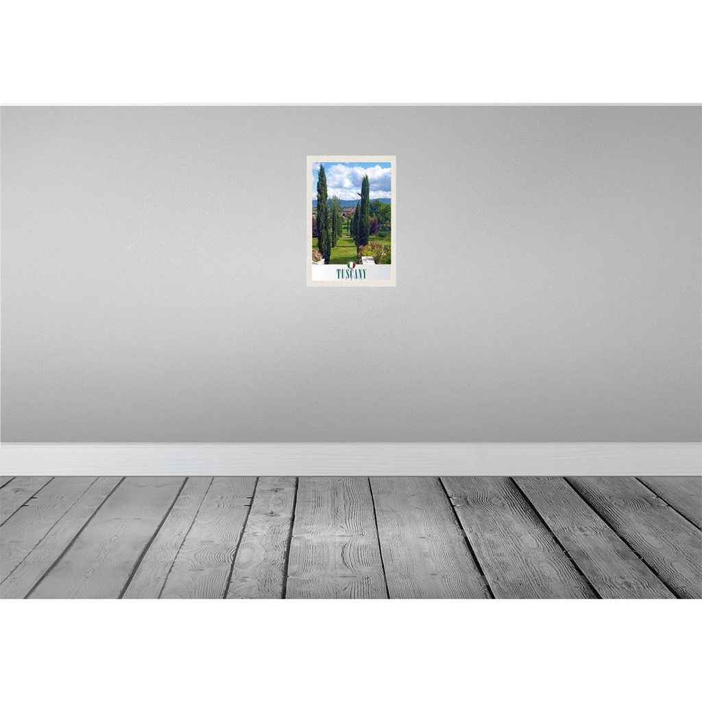 [LA-131730] Blechschild 30x20 cm Toskana Italien Natur Wiese Bildmotiv Reisemotiv Abenteuer Reisen Urlaub Bild 2