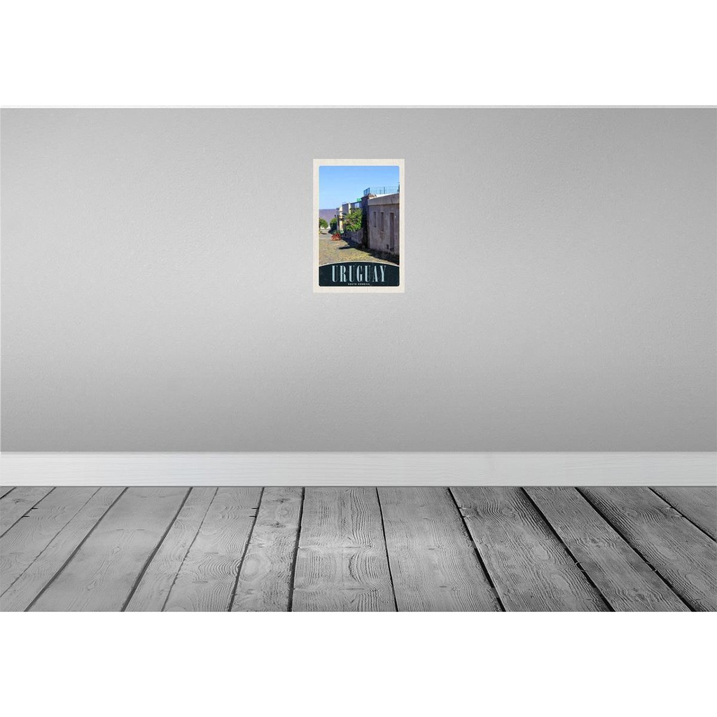 [LA-131762] Blechschild 30x20 cm Uruguay Süd Urlaub Amerika Stadt Bildmotiv Reisemotiv Abenteuer Reisen USA Bild 2