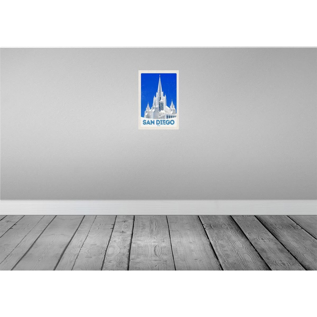 [LA-131763] Blechschild 30x20 cm San Diego USA Urlaub Amerika Architektur Bildmotiv Reisemotiv Abenteuer Reisen Bild 2