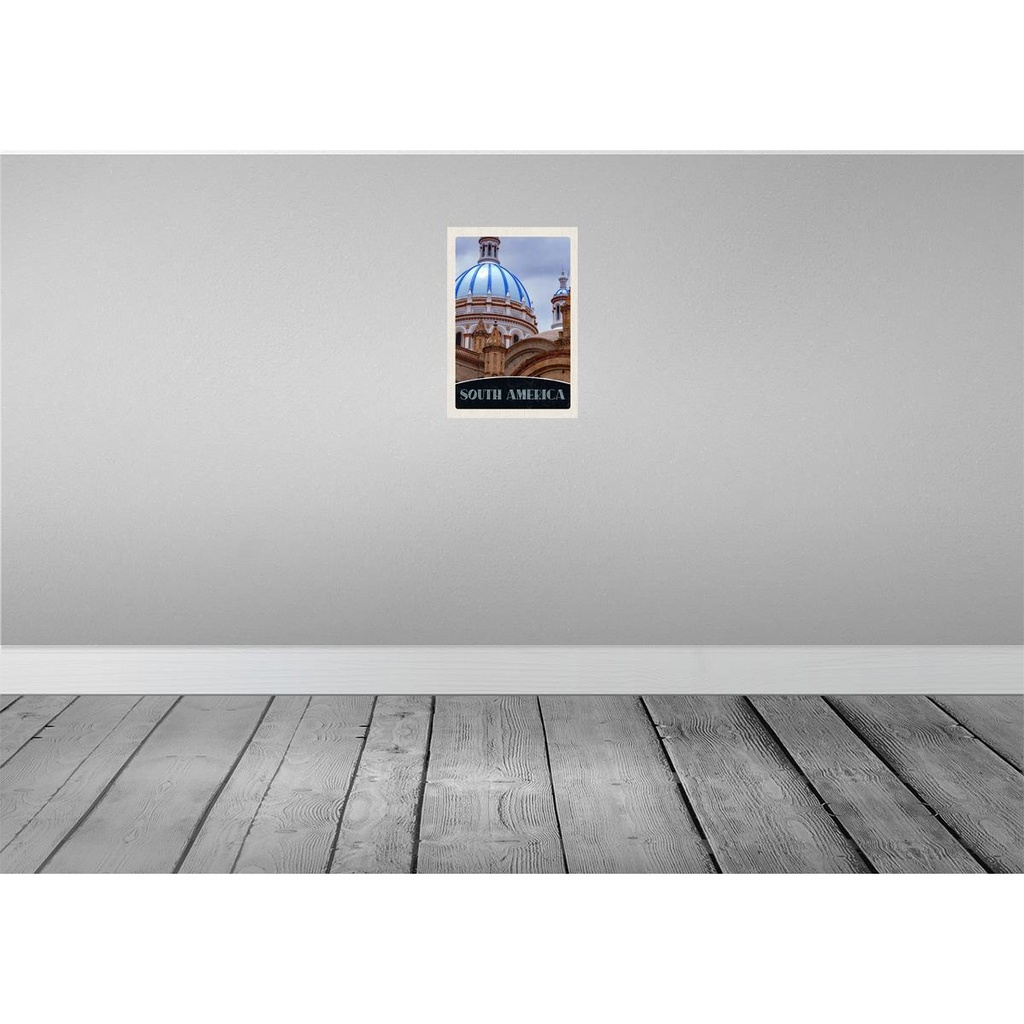 [LA-131774] Blechschild 30x20 cm Süd Amerika Urlaub Architektur Gebäude Bildmotiv Reisemotiv Abenteuer Reisen USA Bild 2