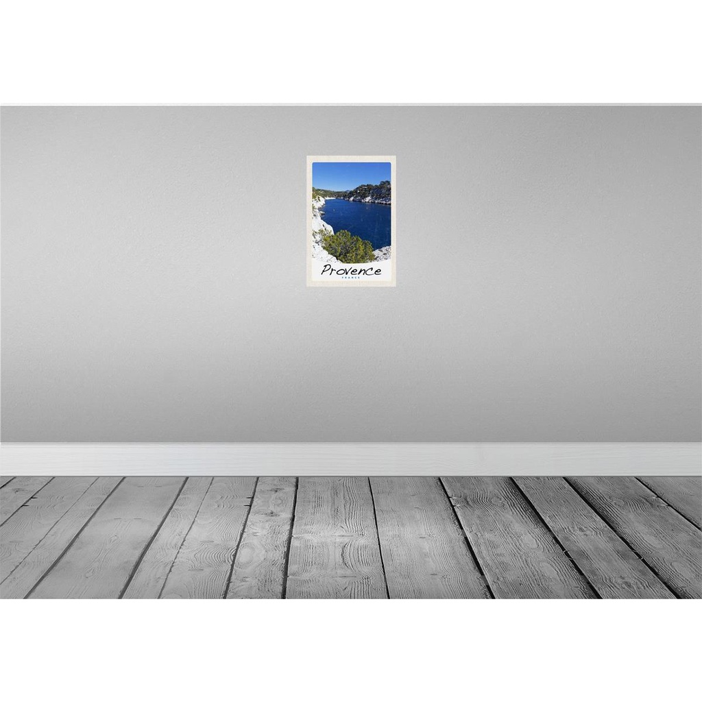 [LA-131780] Blechschild 30x20 cm Provence Frankreich Meer Gebirge Abenteuer Reisen Urlaub Bild 2