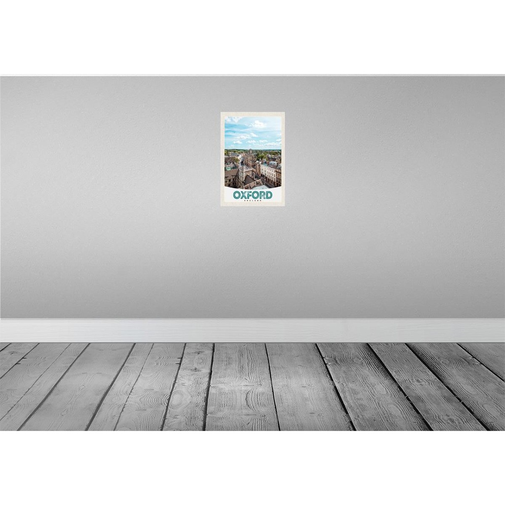 [LA-131809-H] Holzschild 30x20 cm Oxford England Europa Innenstadt Bildmotiv Reisemotiv Abenteuer Reisen Bild 2