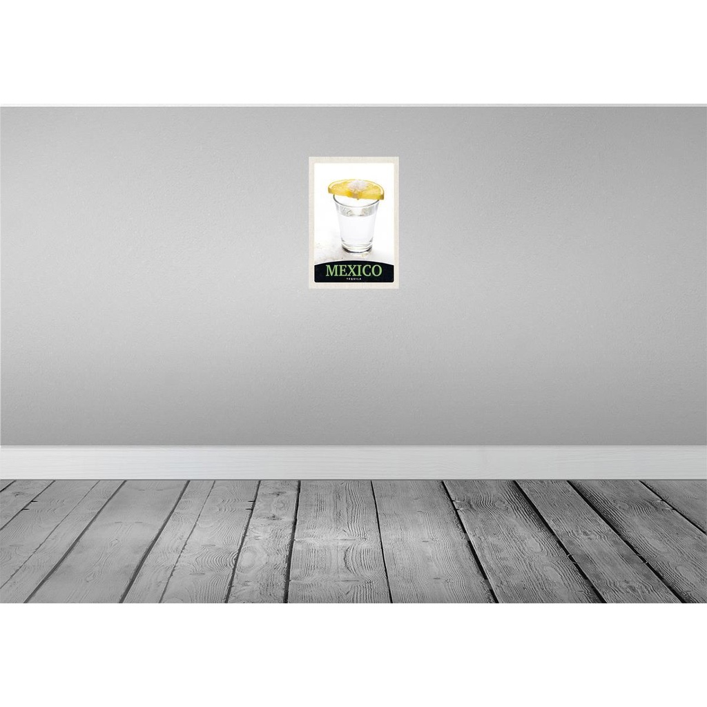 [LA-131821-H] Holzschild 30x20 cm Mexiko USA Amerika Tequila Zitrone Bildmotiv Reisemotiv Abenteuer Reisen Bild 2