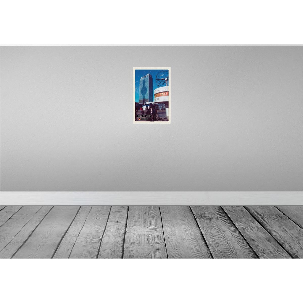 [LA-131967] Blechschild 30x20 cm Berlin Alexanderplatz Hauptstadt Bildmotiv Reisemotiv Abenteuer Reisen Urlaub Bild 2
