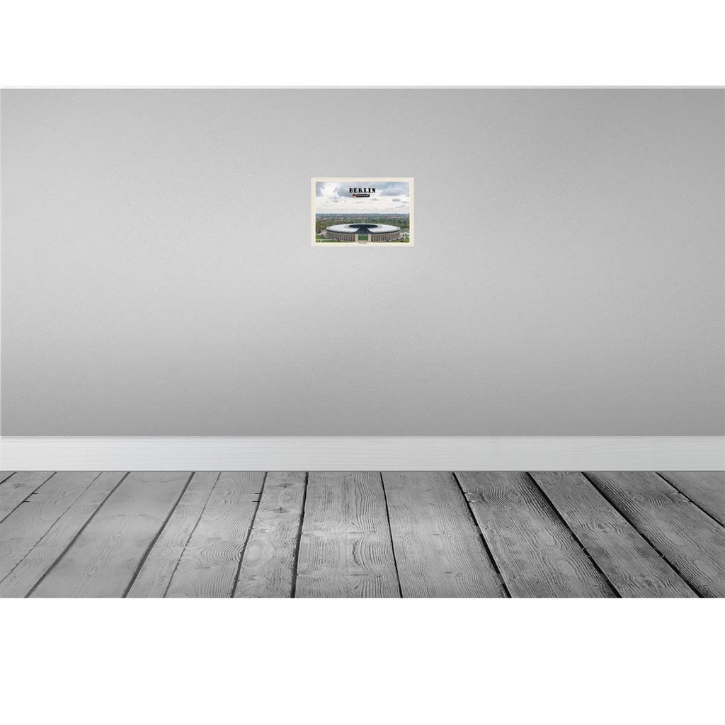 [LA-131990] Blechschild 20x30 cm Berlin Olympiastadion Deutschland Bildmotiv Reisemotiv Abenteuer Reisen Urlaub Bild 2