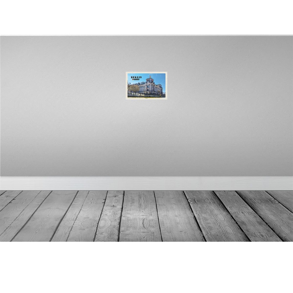 [LA-131994] Blechschild 20x30 cm Berlin Reichstag Architektur Politik Bildmotiv Reisemotiv Abenteuer Reisen Urlaub Häuser Bild 2