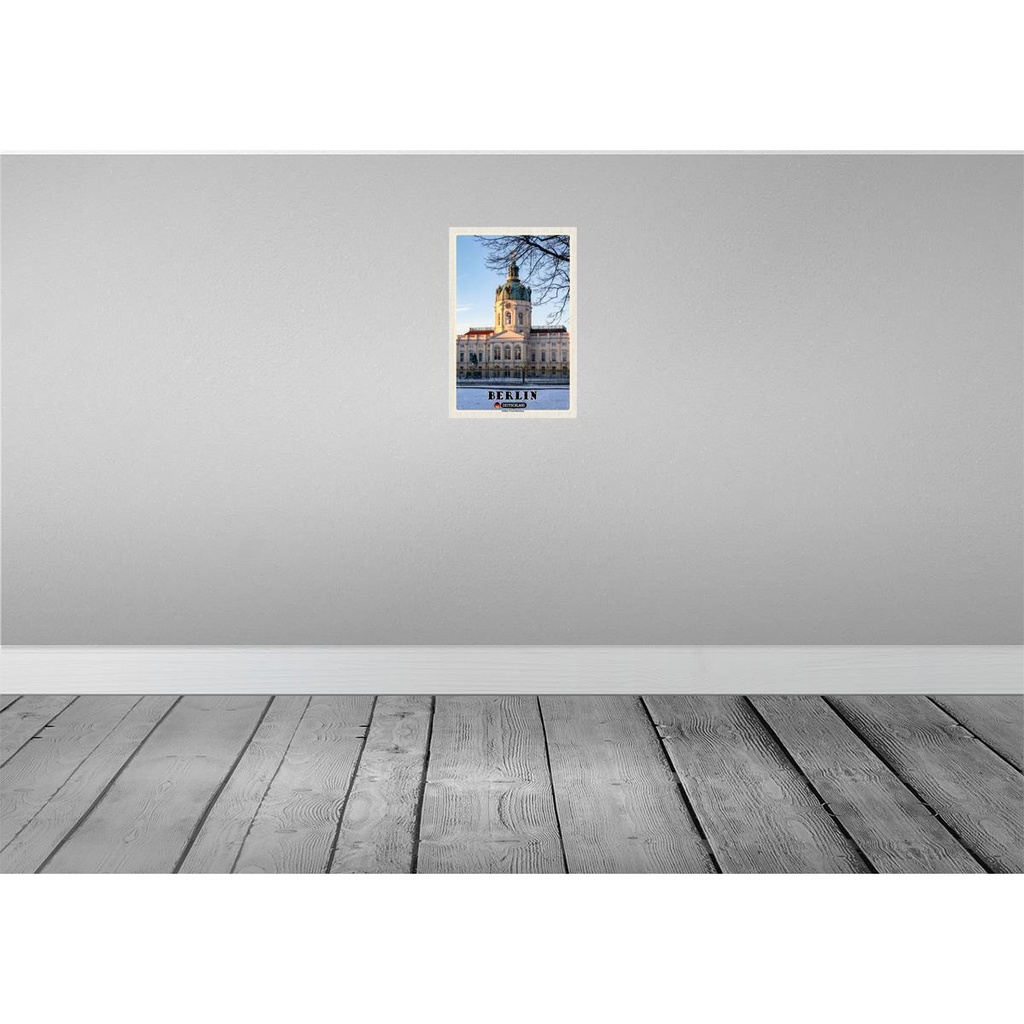 [LA-131997] Blechschild 30x20 cm Berlin Schloss Charlottenburg Bildmotiv Reisemotiv Abenteuer Reisen Urlaub Bild 2