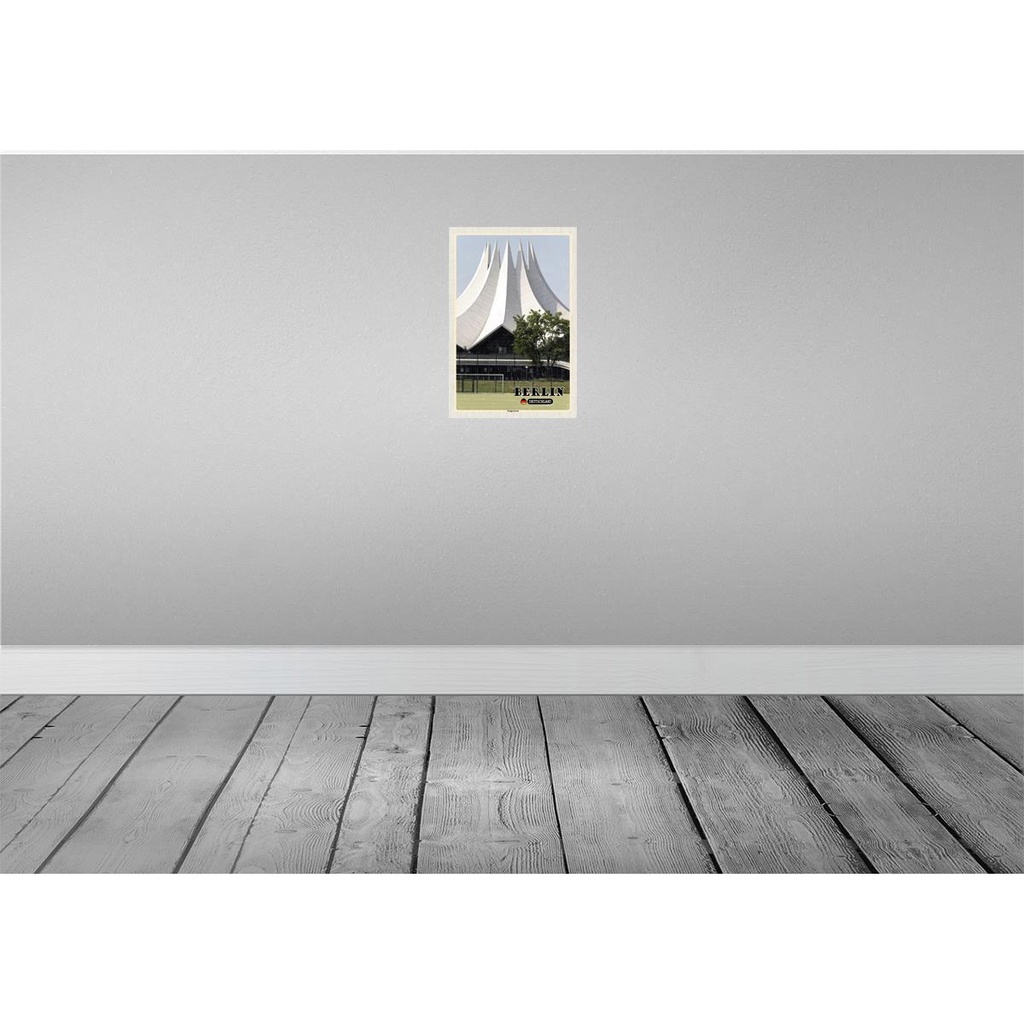 [LA-132000-H] Holzschild 30x20 cm Berlin Deutschland Tempodrom Bildmotiv Reisemotiv Abenteuer Reisen Bild 2