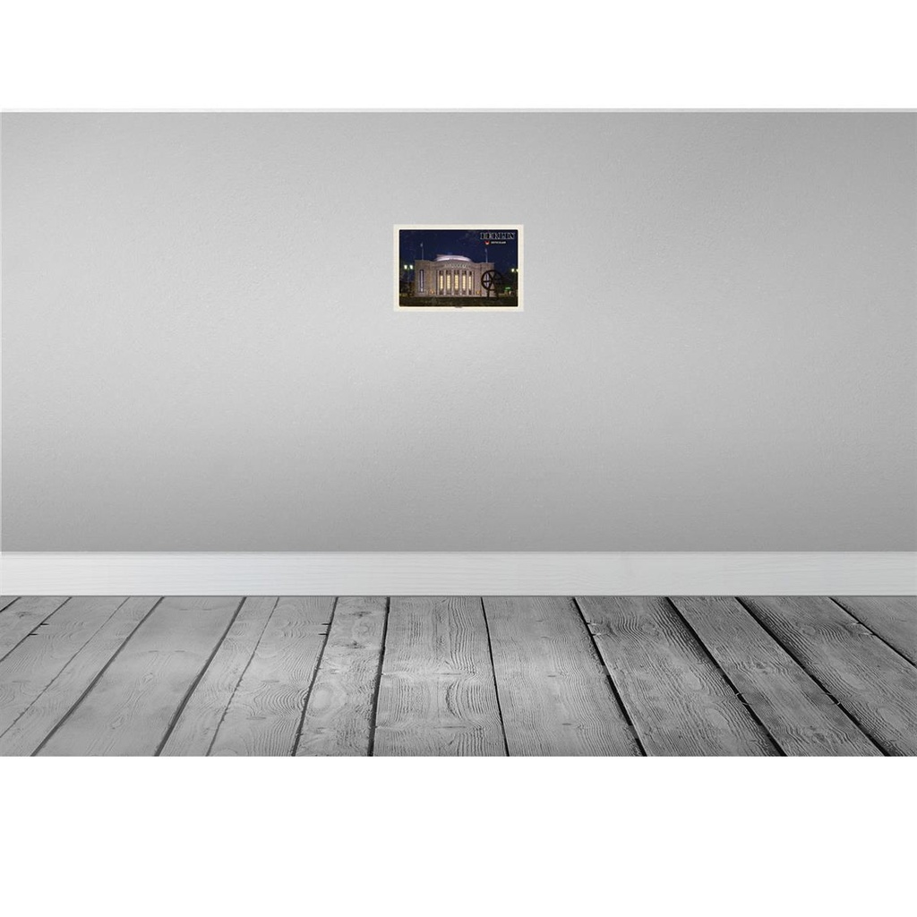 [LA-132001] Blechschild 20x30 cm Berlin Volksbühne Deutschland Bildmotiv Reisemotiv Abenteuer Reisen Urlaub Bild 2