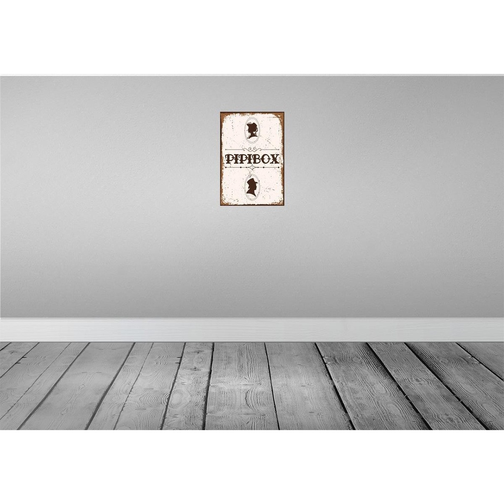 [LA-132048-H] Holzschild 30x20 cm Pipibox Bild 2