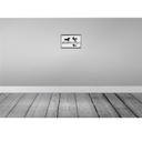[LA-132069] Blechschild 20x30 cm Hereingedackelt! Bild 2