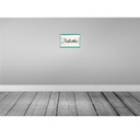 [LA-132082] Blechschild 20x30 cm Toilette blau braun Spruch Zitat Bild 2