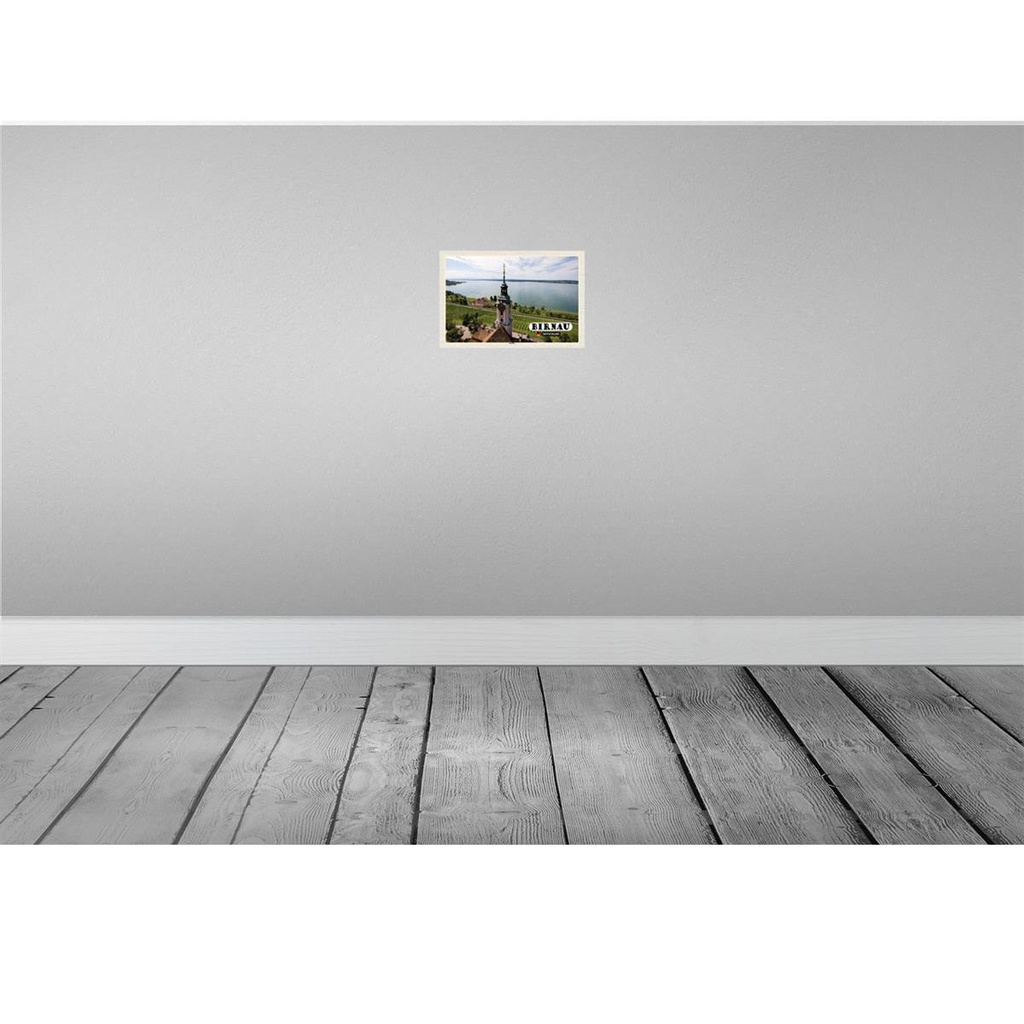 [LA-132106] Blechschild 20x30 cm Birnau Basilika Kirche Natur Bildmotiv Reisemotiv Abenteuer Reisen Urlaub Bild 2
