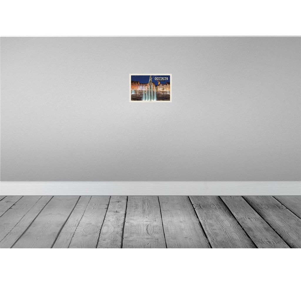 [LA-132115-H] Holzschild 20x30 cm Coburg Hofgärten Skulptur Bildmotiv Reisemotiv Abenteuer Reisen Bild 2