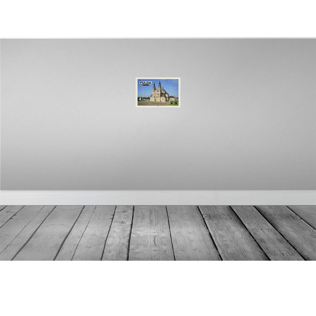 [LA-132132-H] Holzschild 20x30 cm Fulda Dom Mittelalter Architekur Bildmotiv Reisemotiv Abenteuer Reisen Bild 2