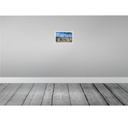 [LA-132163] Blechschild 20x30 cm Karlsruhe Schloss Brunnen Bildmotiv Reisemotiv Abenteuer Reisen Urlaub Bild 2