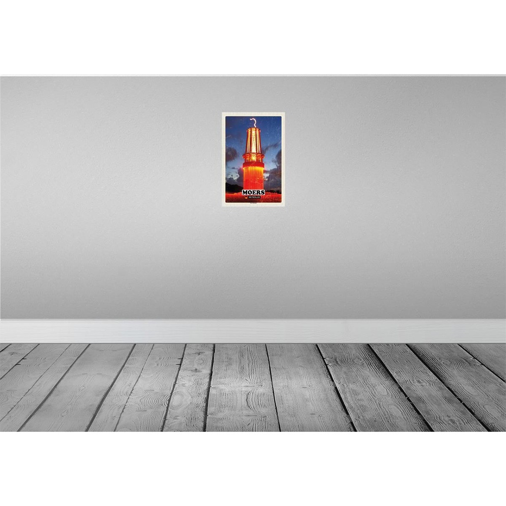 [LA-132186] Blechschild 30x20 cm Moers das Geleucht Nacht Abenteuer Reisen Urlaub Bild 2
