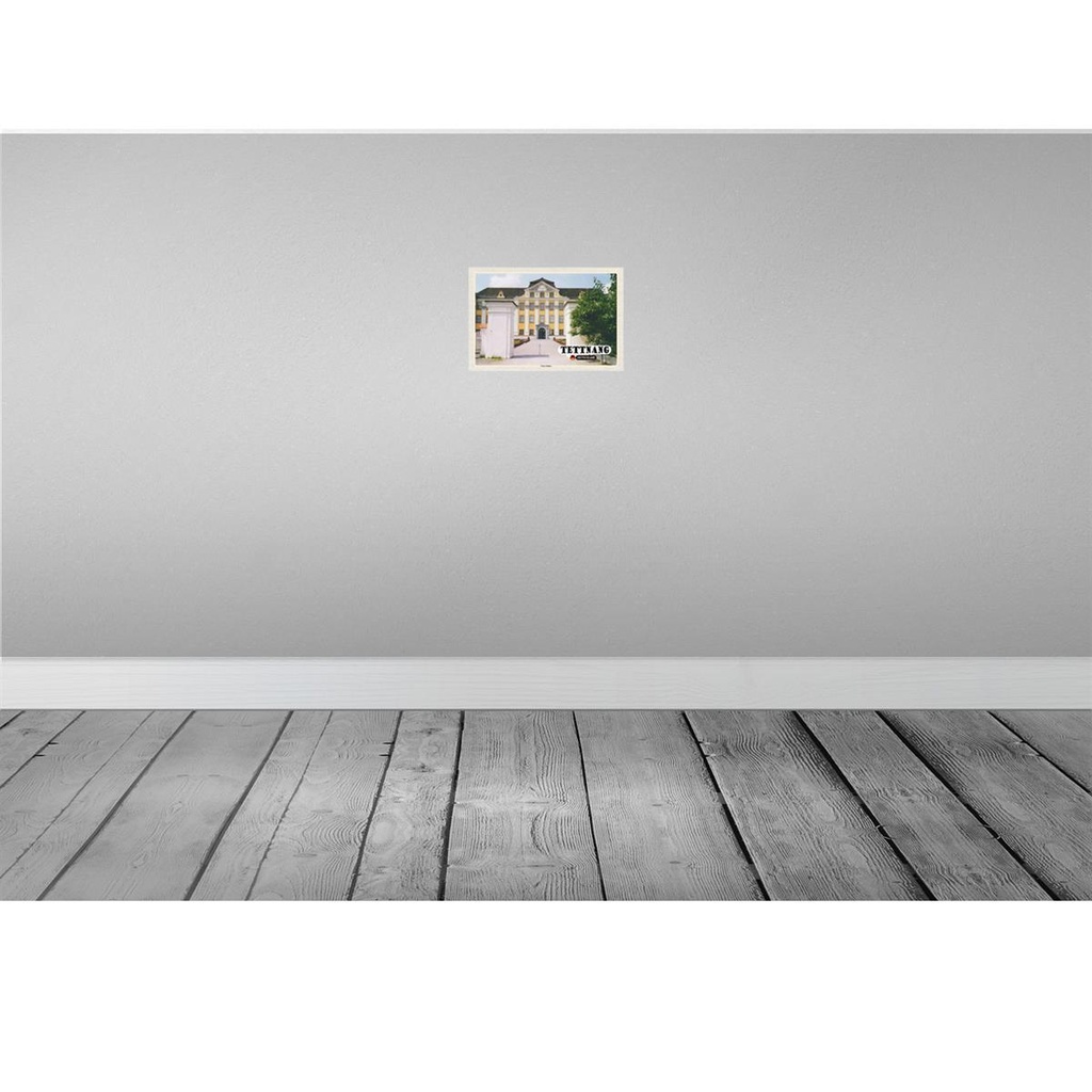 [LA-132222] Blechschild 20x30 cm Tettnang Neues Architektur Schloss Bildmotiv Reisemotiv Abenteuer Reisen Urlaub Häuser Bild 2