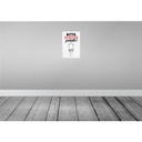 [LA-132288-H] Holzschild 30x20 cm lustig im sitzen pinkeln Bild 2