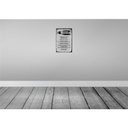 [LA-132296] Blechschild 30x20 cm Werkstatt Regeln Maschinen Spruch Zitat Bild 2