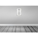 [LA-132303] Blechschild 30x20 cm Hände waschen kein toben rennen Spruch Zitat Bild 2