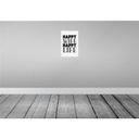 [LA-132354] Blechschild 30x20 cm Frau Happy wife happy Life Bild 2