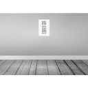 [LA-132361] Blechschild 30x20 cm Wohnung hier kein Chaos Spruch Zitat Bild 2
