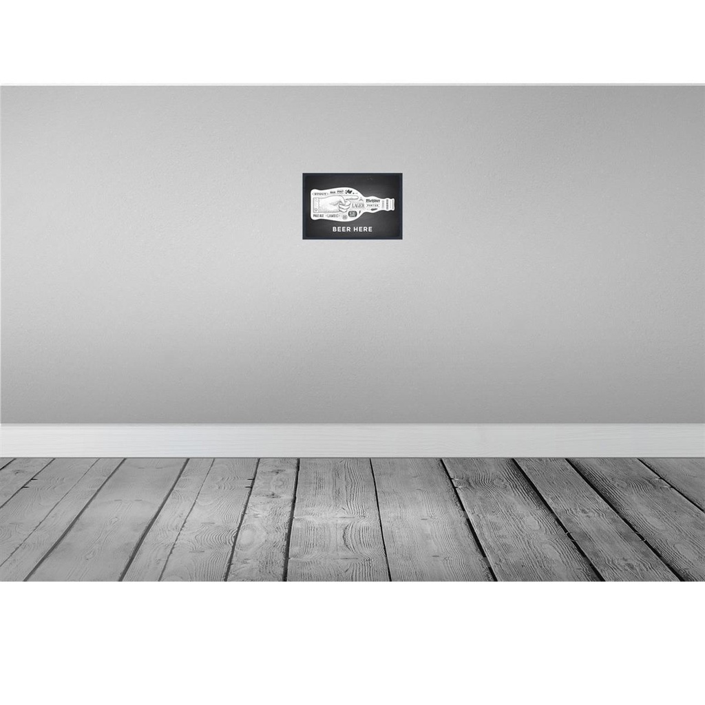 [LA-132379] Blechschild 20x30 cm Beer here Flasche Bier Bild 2