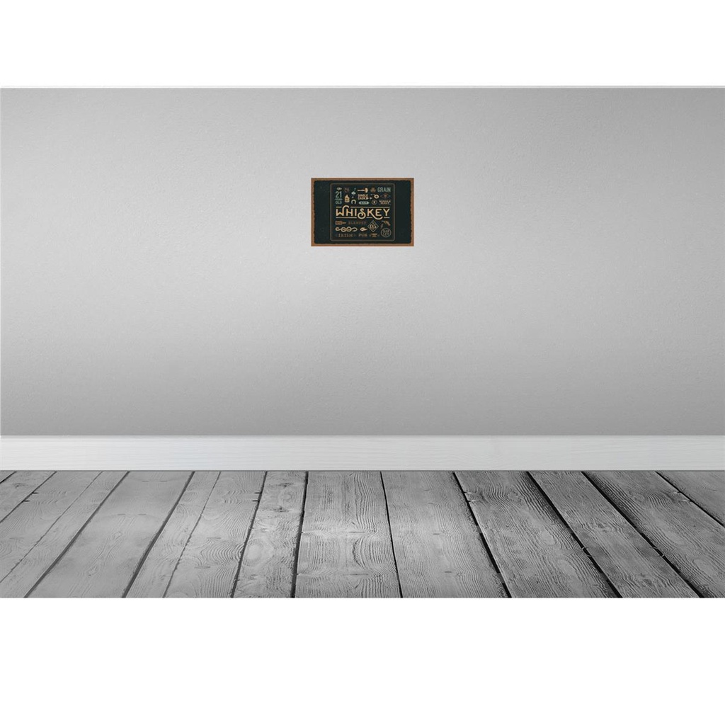 [LA-132387-H] Holzschild 20x30 cm Whiskey blended irish pub Bild 2