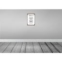 [LA-132433] Blechschild 30x20 cm Zuhause ist wo das Leben beginnt Spruch Zitat Bild 2
