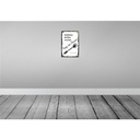 [LA-132449] Blechschild 30x20 cm lustig siehst du Reste nutz Bürste Witz Humor Spaß Bild 2