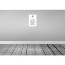 [LA-132461-H] Holzschild 30x20 cm Such nicht nach Witzen an der Wand Bild 2