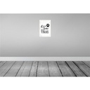 [LA-132470] Blechschild 30x20 cm Tiere 4 Pfoten ein 2 Füße Team Spruch Zitat Bild 2