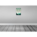[LA-132472] Blechschild 30x20 cm Erklimme nicht die Berge sondern Spruch Zitat Bild 2