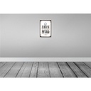 [LA-132488-H] Holzschild 30x20 cm Zuhause ist wo mein Pferd ist Bild 2