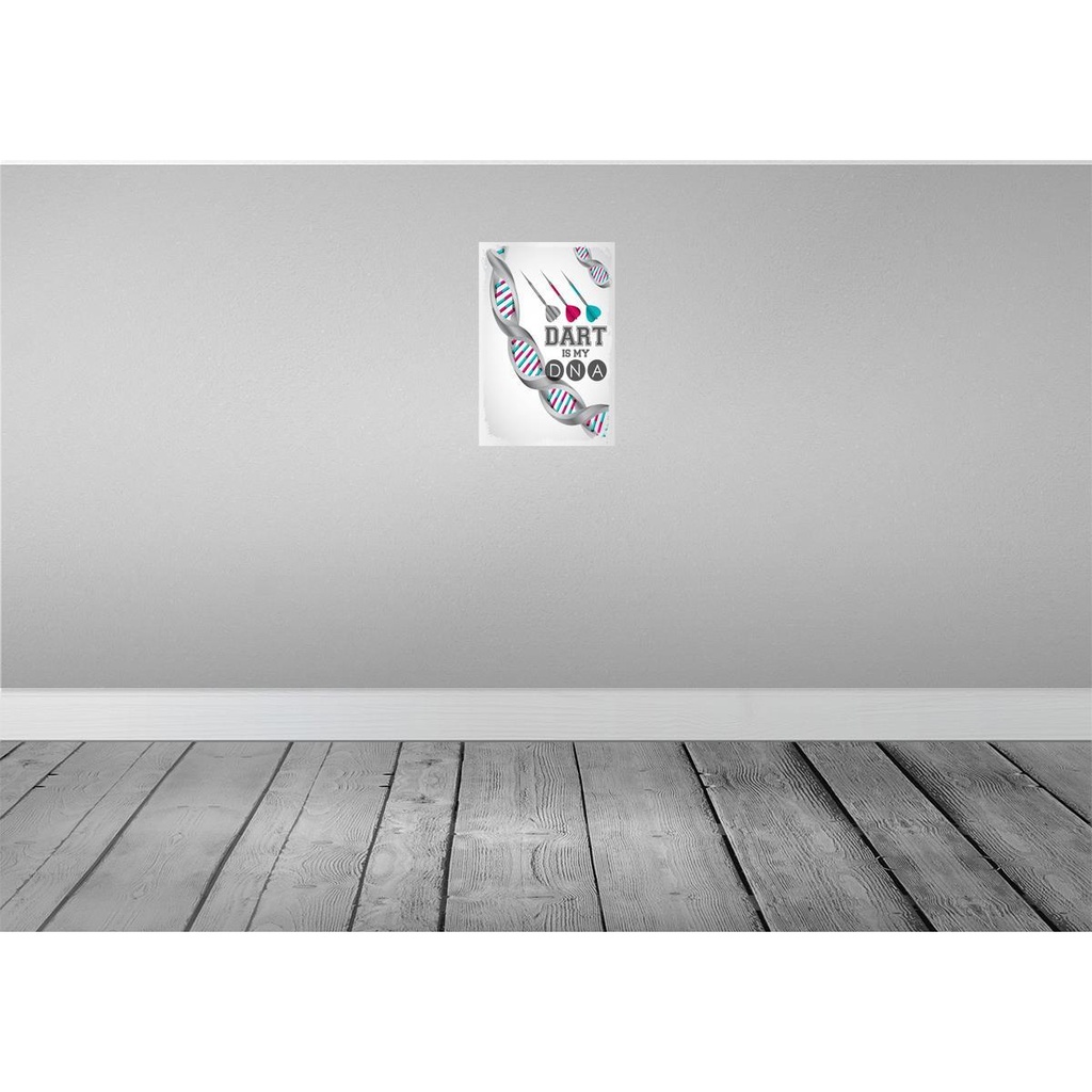 [LA-132505] Blechschild 30x20 cm Sportart Dart is my DNA Bild 2