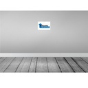 [LA-132510] Blechschild 20x30 cm Hinweis Eingang um die Ecke Spruch Zitat Bild 2