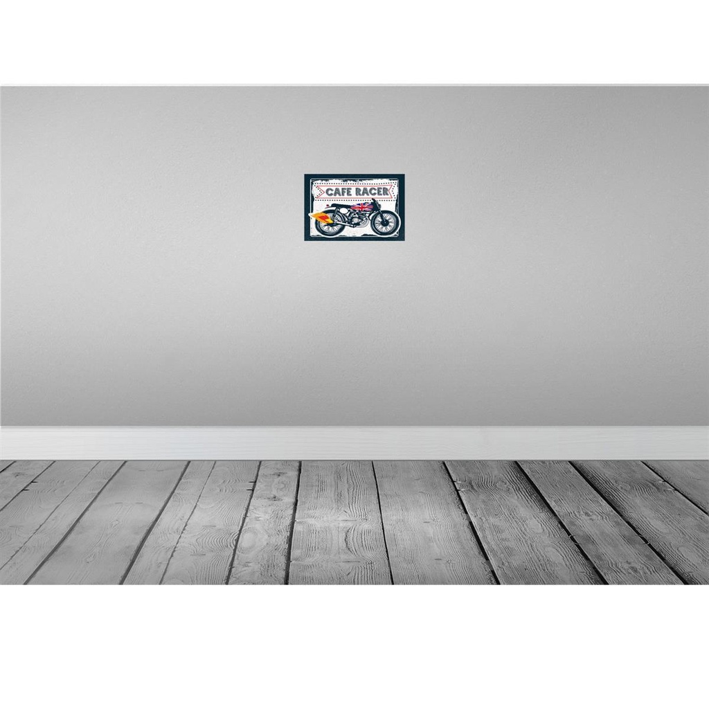 [LA-132540] Blechschild 20x30 cm Motorcycle Cafe Racer Motorrad UK Bild 2