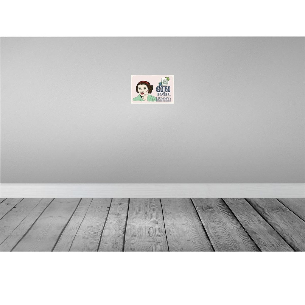 [LA-132543-H] Holzschild 20x30 cm lustig Gin Tonic Mummy´s Helper Bild 2