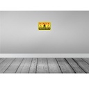 [LA-132545] Blechschild 20x30 cm Achtung Danger Mine Field Minenfeld Bild 2