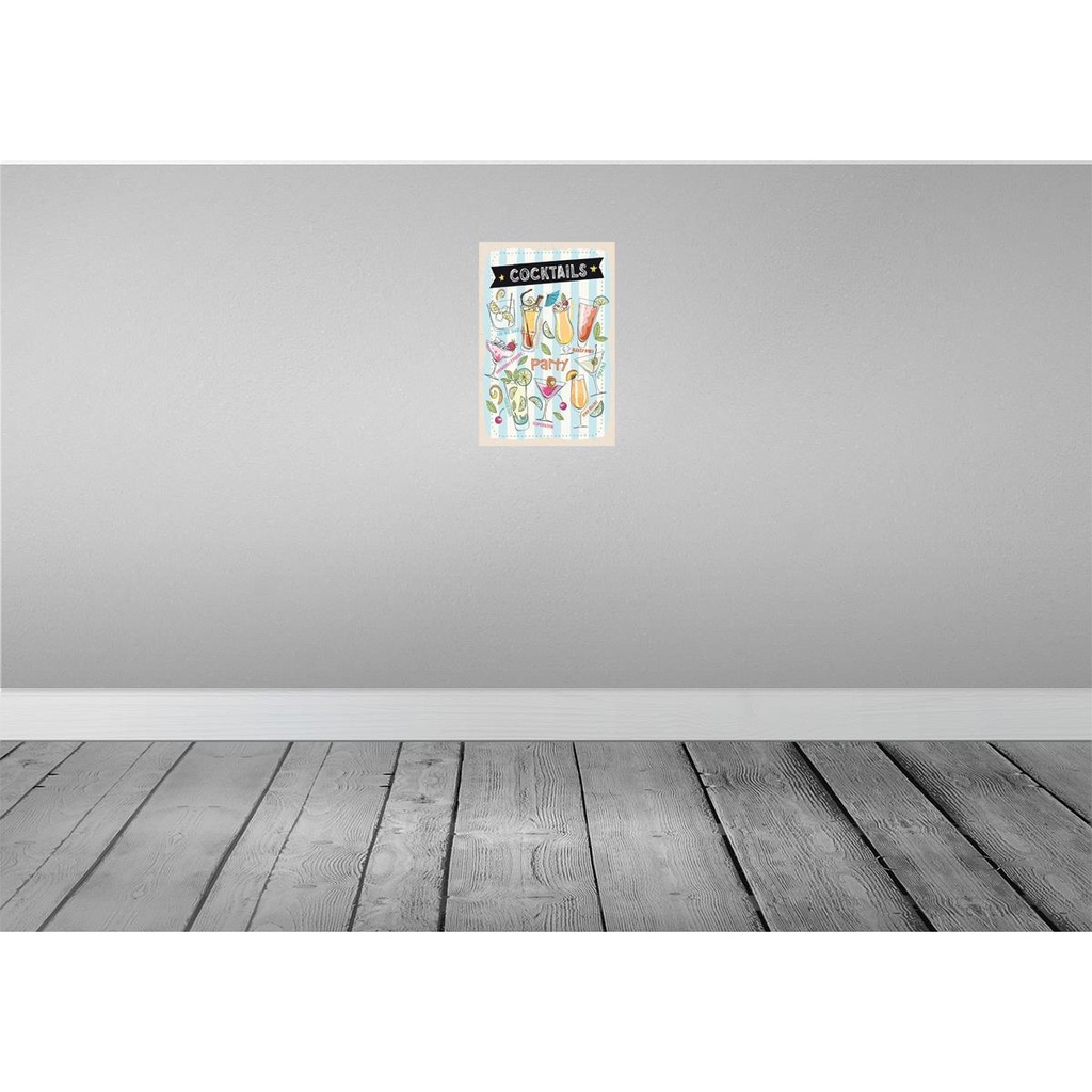 [LA-132559-H] Holzschild 30x20 cm Party Cocktails Capirinha Blood Mary Bild 2