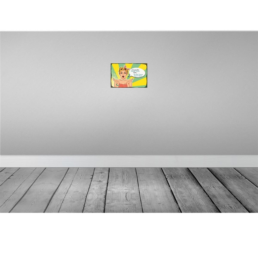 [LA-132565] Blechschild 20x30 cm I´m on the Gin & Tonic Diet Bild 2