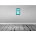 [LA-132569-H] Holzschild 30x20 cm Gin makes you Sin Devil Hell Bild 2