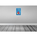 [LA-132582] Blechschild 30x20 cm Sangria Recipe for 8 people Bild 2