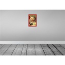 [LA-132621-H] Holzschild 30x20 cm Weihnachtsmann Winter Schnee Christmas Bild 2