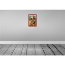[LA-132627-H] Holzschild 30x20 cm Weihnachtsmann Tannenbaume Bild 2