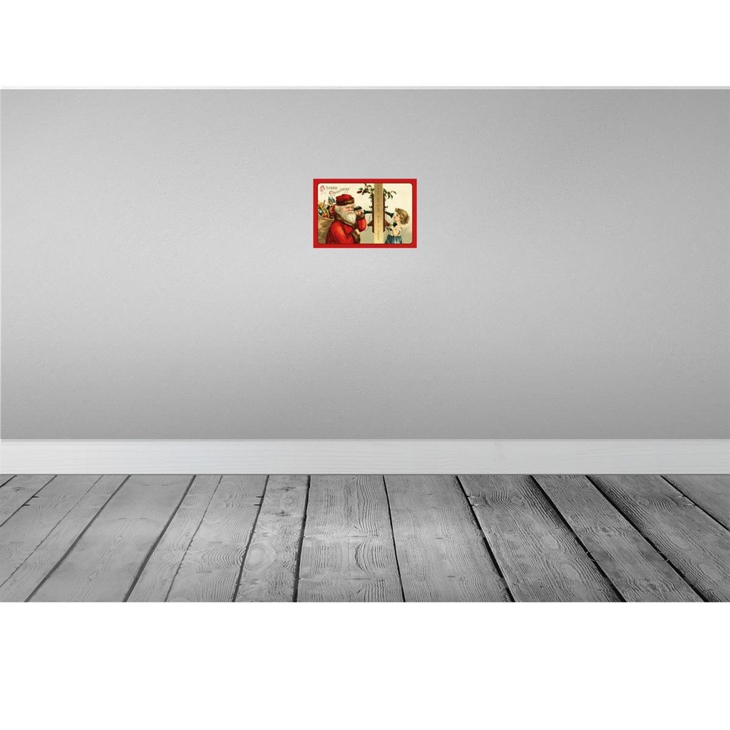 [LA-132629] Blechschild 20x30 cm Weihnachtene Santa Claus Abenteuer Reisen Urlaub Weihnachten Bild 2