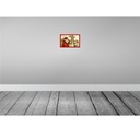 [LA-132629-H] Holzschild 20x30 cm Weihnachtene Santa Claus Bild 2