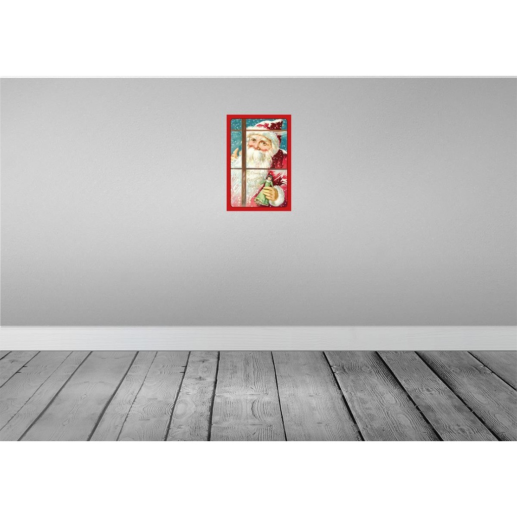 [LA-132634-H] Holzschild 30x20 cm Weihnachtsmanne Christmas Bild 2