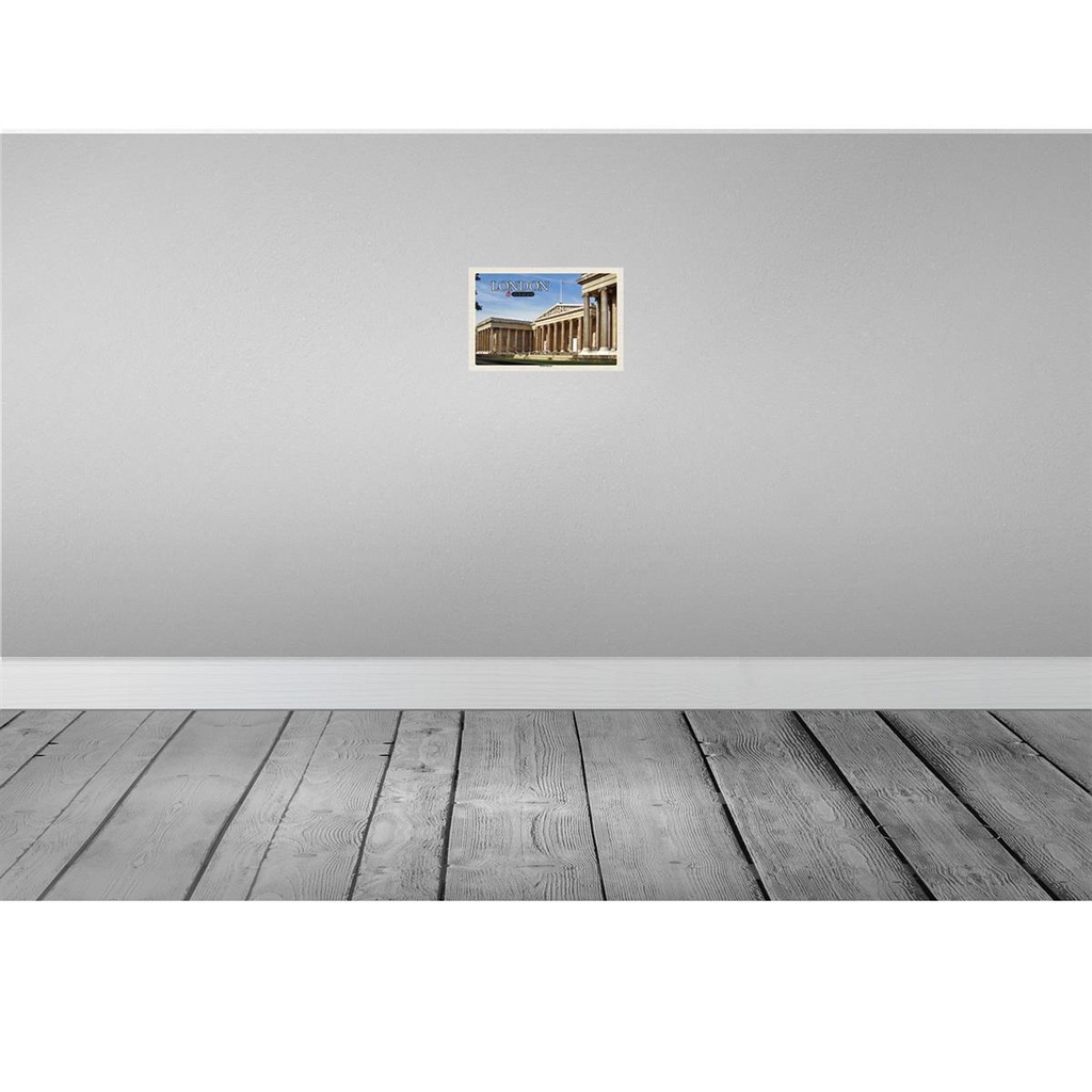 [LA-132649] Blechschild 20x30 cm British Museum London England Bildmotiv Reisemotiv Abenteuer Reisen Urlaub Bild 2